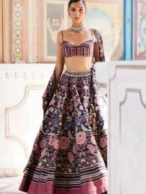 Shimaz Lehenga - Black