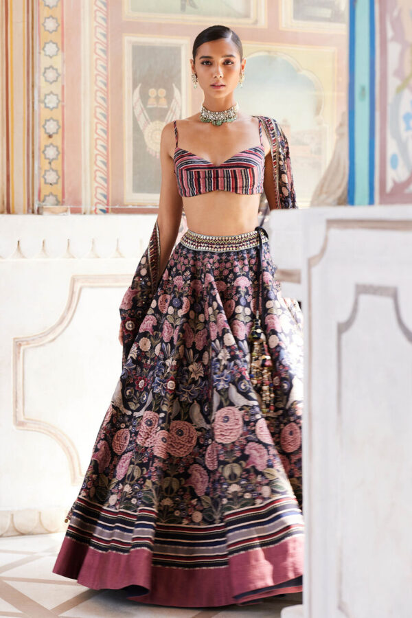 Shimaz Lehenga - Black