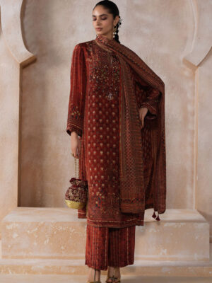 Araza Suit Set - Rust