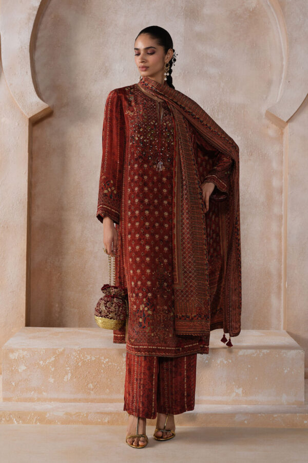 Araza Suit Set - Rust