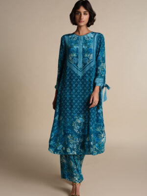 Twila Kurta Set - Blue