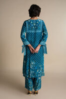 Twila Kurta Set - Blue
