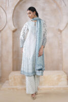 Miral Silk Suit Set - White