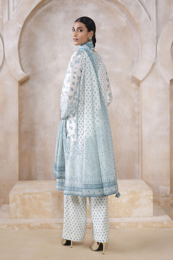 Miral Silk Suit Set - White