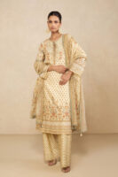 Misbah Kurta Set - Yellow