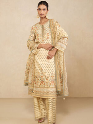 Misbah Kurta Set - Yellow