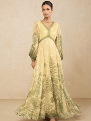 Mahek Gown - Yellow