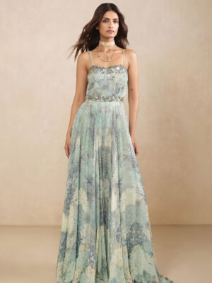 Fuji Bemberg Gown - Blue