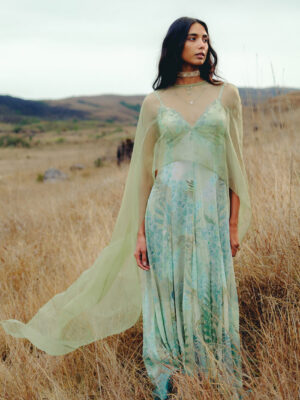 Kiko Bemberg Gown - Sage