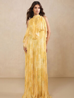 Satsuma Bemberg Gown - Yellow