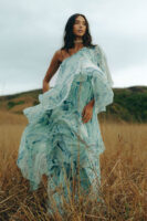 Kazui Bemberg Gown - Blue