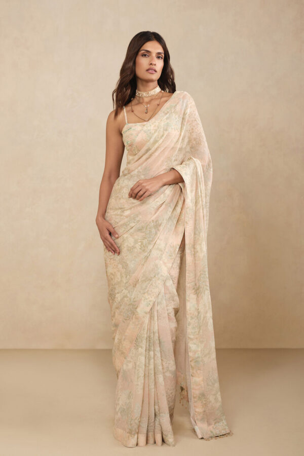 Sakura Bemberg Saree - Blush