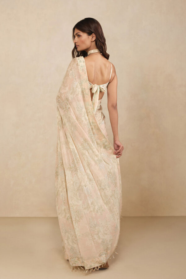 Sakura Bemberg Saree - Blush